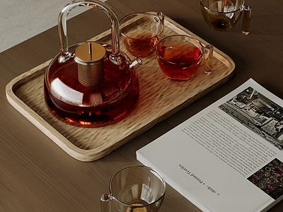 茶具 茶壶 茶杯 茶盘 茶几摆件 书籍摆件