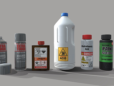 军事器材 药品 化学产品 化学试剂 物质瓶子 塑料PBR
