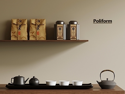 茶具 新中式茶具 茶壶 茶叶罐