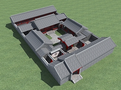 中式四合院 中式四合院