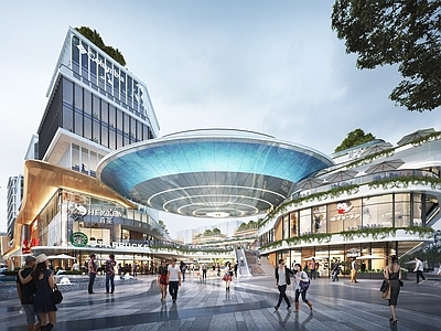 现代商业街 商业街