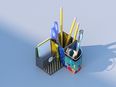 办公用品 笔筒 文具 小品