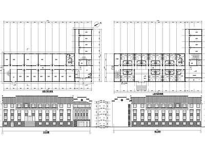 养老院 四层敬老院建筑 老年服务中心 综合办公楼 规划平面图 活动室老人房餐厅 施工图