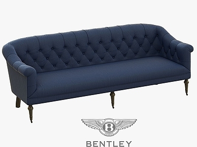 美式欧式双人沙发 直排沙发 休闲沙发 客厅沙发 宾利 bentley