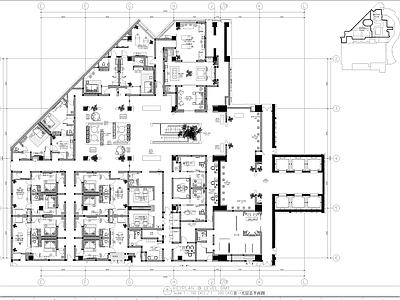 现代新中式美容院 酒店水疗 施工图