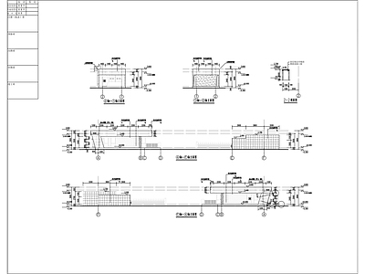 现代门卫室建筑 门卫建筑图 施工图