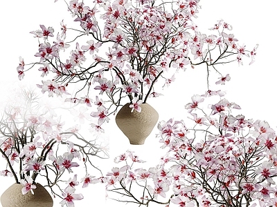 新中式花艺 宋式美学 艺术插花 鲜花花卉 餐桌摆件