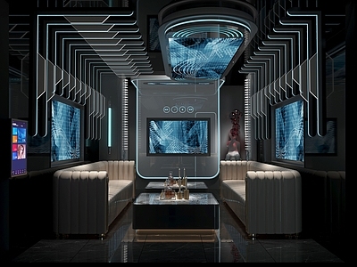 现代KTV KTV包间 量贩 潮K 轻奢