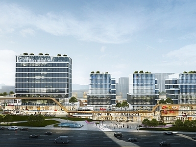 现代商业街 商业街