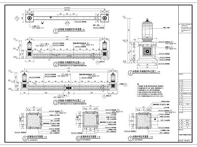 现代欧式综合景观图库 栏杆 石材栏杆 景观栏杆 欧式栏杆 施工图