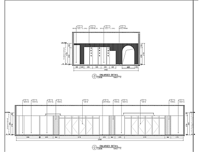 现代学校 小学 装修 赠加油站室内装修 施工图