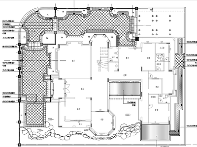 欧式庭院 花园庭院 私家庭院 施工图