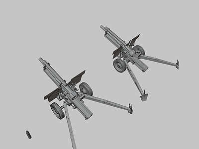 军事器材 枪械 武器 大炮 榴弹炮 军械