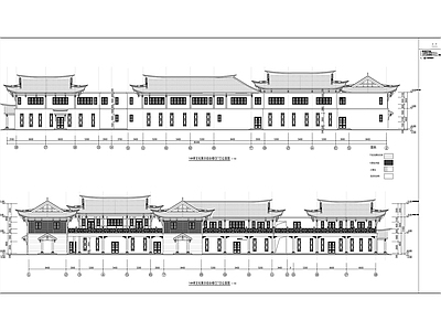 中式其他公共建筑 殡葬宣教会所 建筑图 施工图