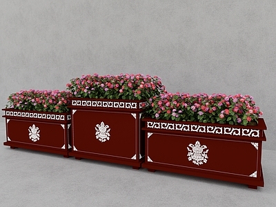 现代其他小品 藏式花箱