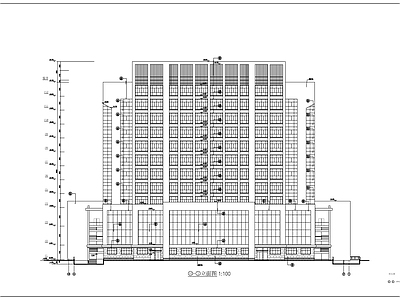 现代图书馆建筑 图书馆建筑图 施工图