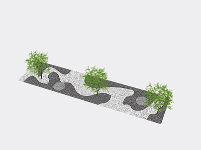 现代庭院小品 庭院