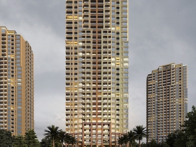 现代小区住宅