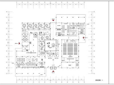 现代其他工装空间 酒店会议中心 多功能会议中心 交流中心平面图 平面图
