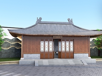中式新中式古建 中式卫生间 中式古建 中式屋檐