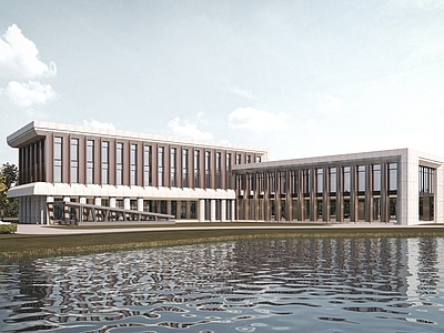 现代办公楼 售楼部 办公楼 检察院 法院