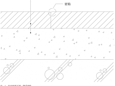 路面节点 石材地坪 施工图