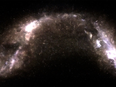 现代中式天空HDR 夜景HDR 宇宙星空HDR