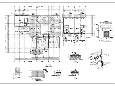 其他古建筑 古建筑 河街 施工图