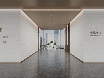 现代电梯间 办公电梯间 酒店电梯间 现代大厅电梯厅 电梯厅标识 电梯厅花瓶