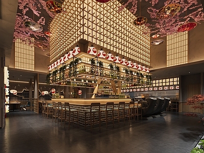 日式自助餐厅 日式自助餐厅 日式日料餐厅