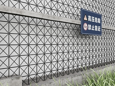 现代围栏护栏 铁艺围栏 铁丝网 护栏