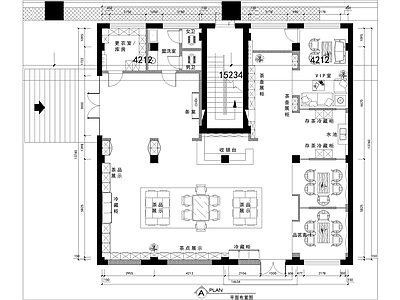 茶馆 茶室茶吧品茗会所 茶楼 施工图