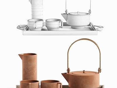 现代茶壶茶具