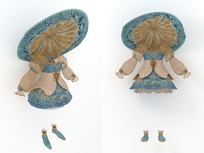 衣服 奇幻服装 蘑菇帽 裙子 女性服装 女装