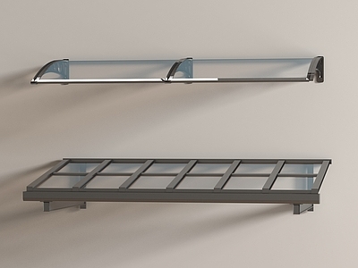 现代遮阳伞 现代玻璃雨棚