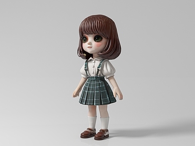 儿童 女孩女人少女女孩 手办摆件人偶玩具 雕塑雕像 美陈装饰
