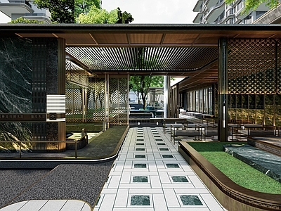 意式轻奢商业景观 酒店式示范区景观 示范区景观 天珺系豪宅示范区 豪宅示范区宅间 豪宅大区首开景观