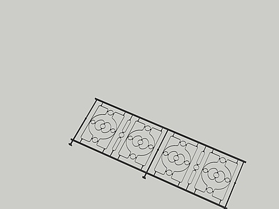 现代围栏护栏 铁艺围栏