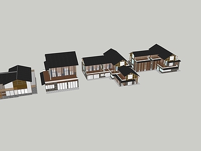 现代民宿建筑 民宿建筑