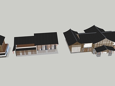 现代民宿建筑 民宿建筑