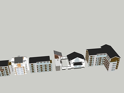 现代民宿建筑 民宿建筑