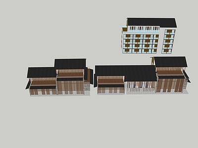 现代民宿建筑 民宿建筑
