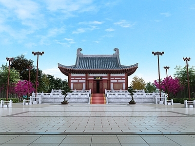 中式新中式古建 中式古建 古建商业街