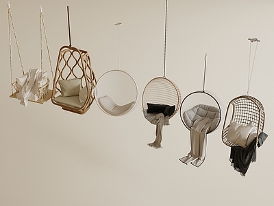 现代秋千椅 现代吊椅 秋千椅