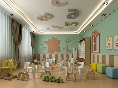 现代幼儿园教室