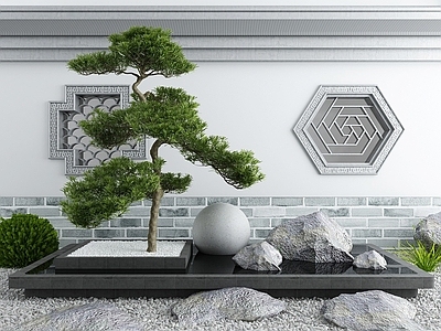新中式庭院景观