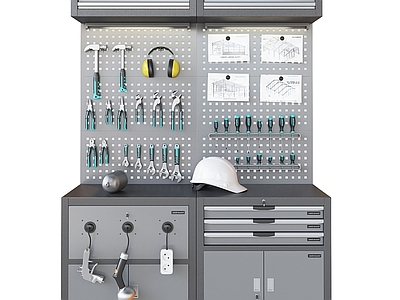 工具 现代五金工具柜 工具展示架