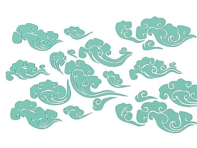 现代云图案花纹