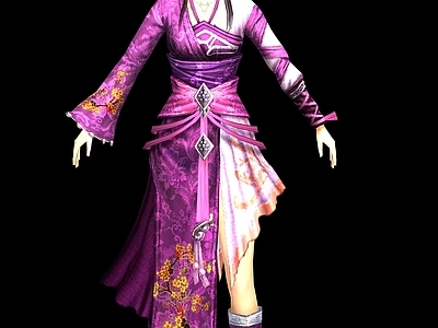 现代虚拟人物 武侠游戏女士角色人物