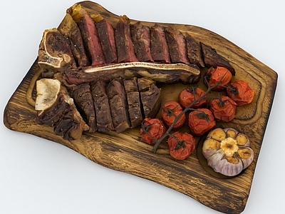 酒水食物 牛排 羊排 肉